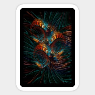 Reverie. Fractal Abstract Sticker